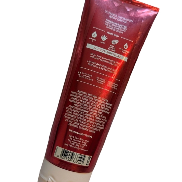 Bath & Body Works Strawberry Pound Cake Body Cream - Pink - Picture 4 of 4